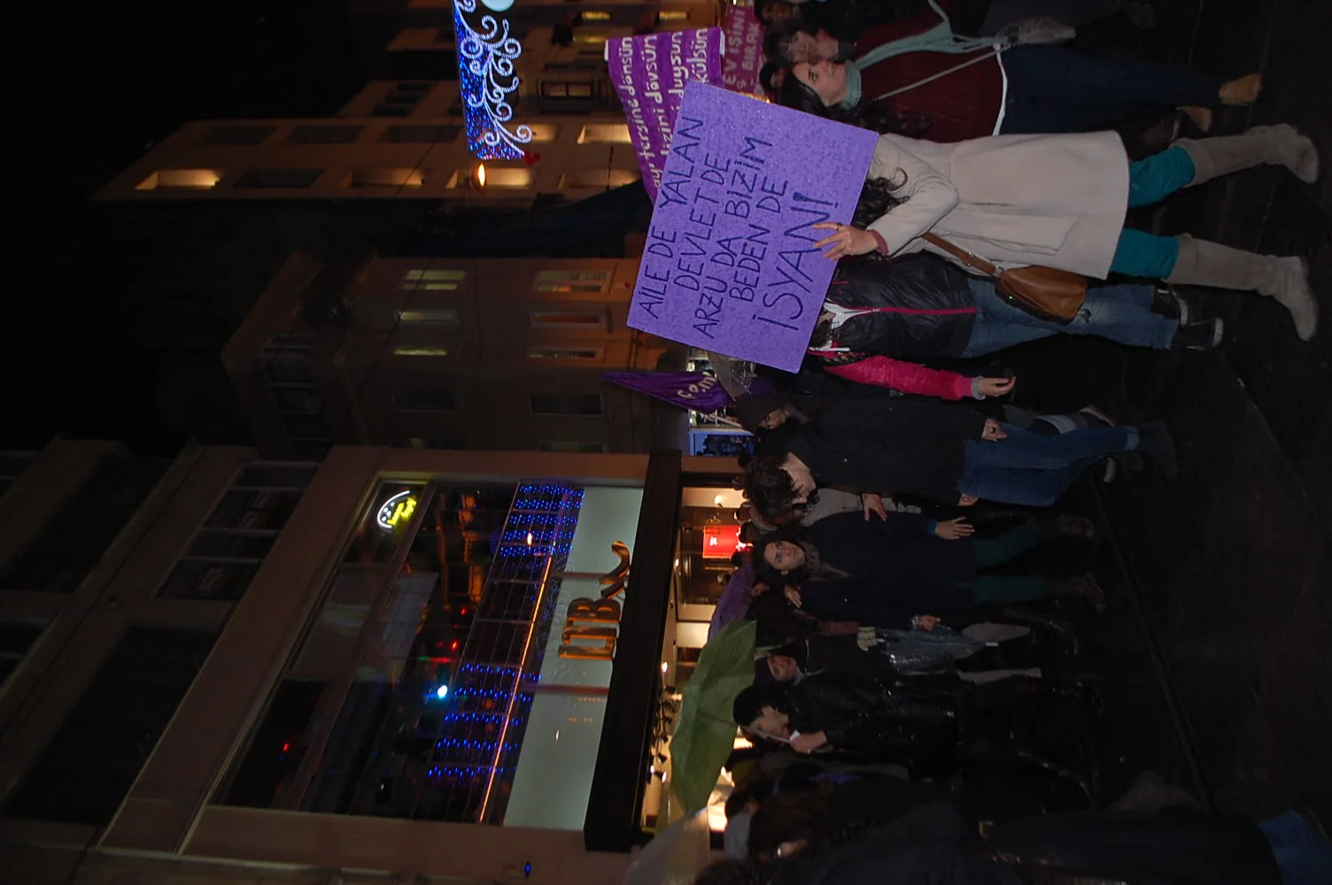 8 Mart Feminist Gece Yürüyüşü / 2012 / Foto: Bilinmiyor