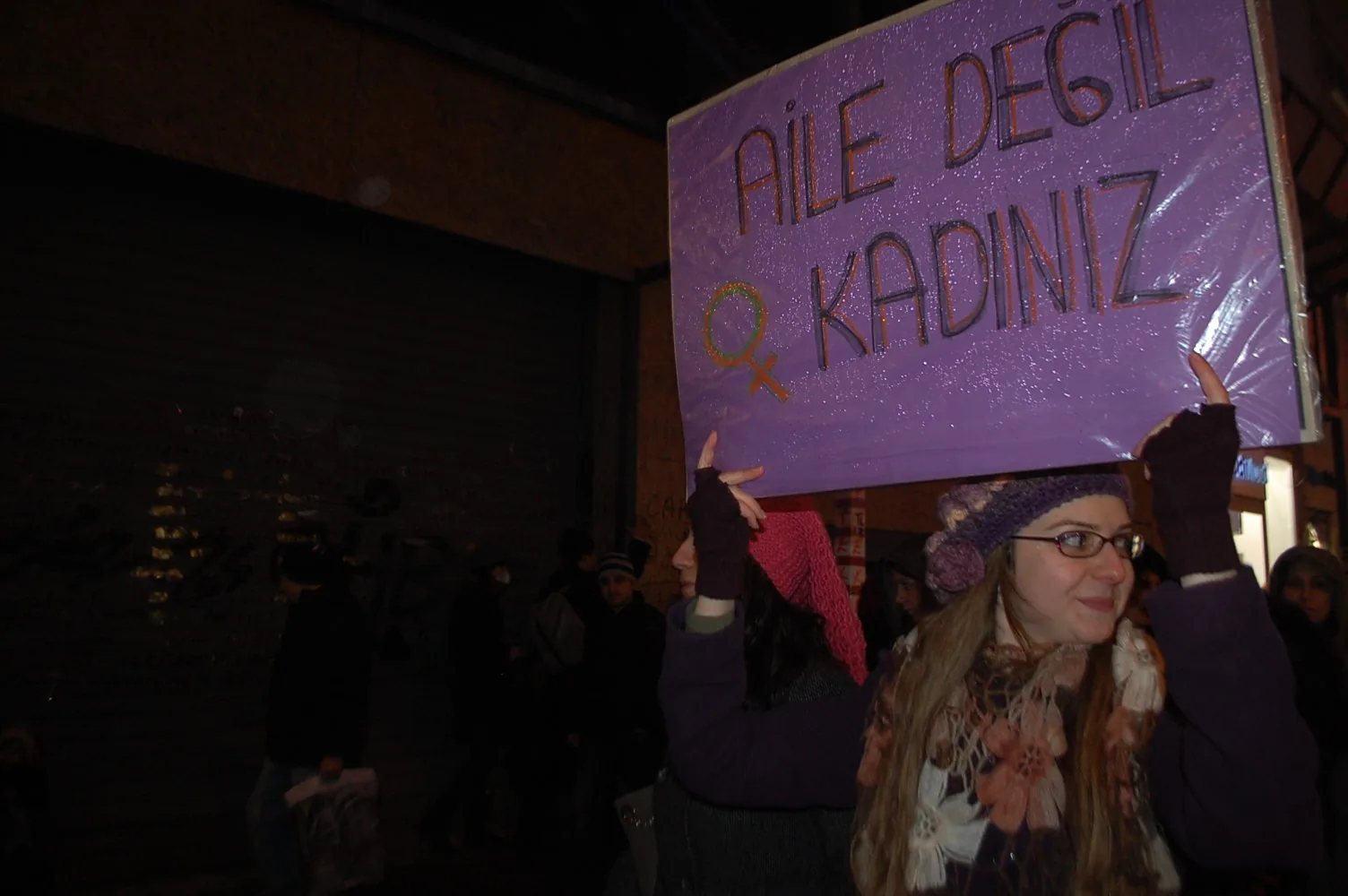 8 Mart Feminist Gece Yürüyüşü / 2012 / Foto: Bilinmiyor