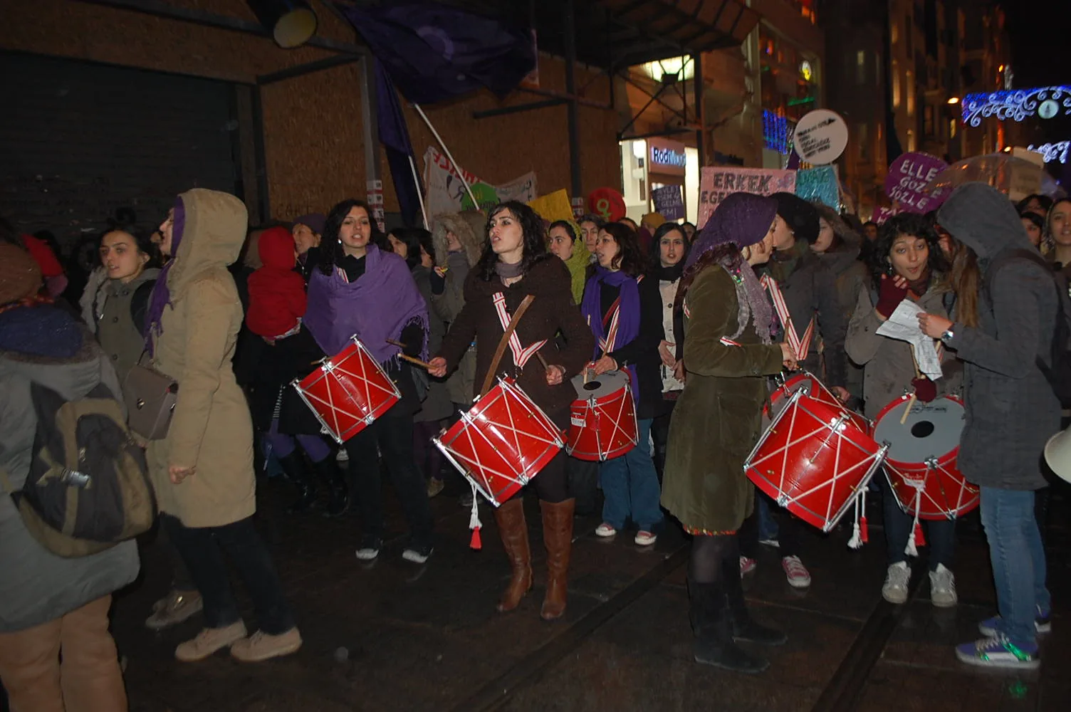 8 Mart Feminist Gece Yürüyüşü / 2012 / Foto: Bilinmiyor
