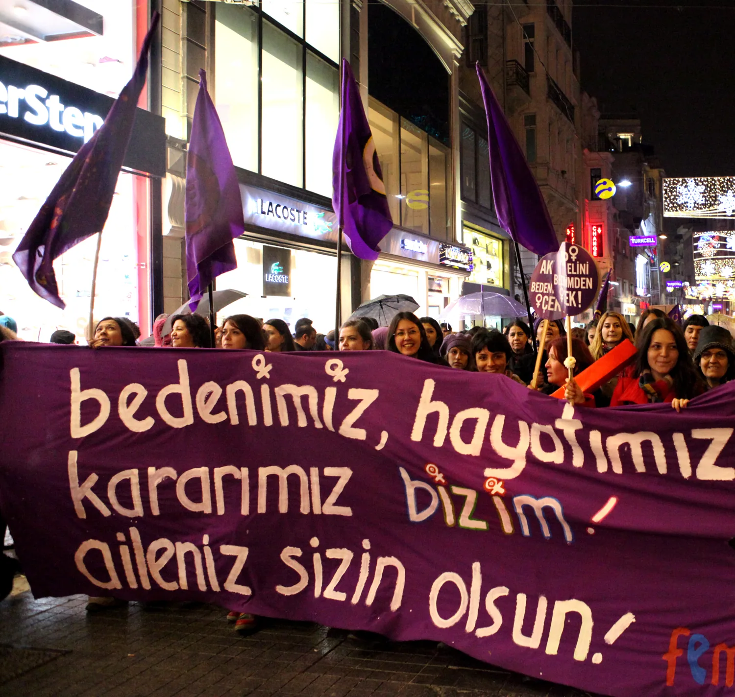 8 Mart Feminist Gece Yürüyüşü / 2013 / Foto: Balca Ergüder