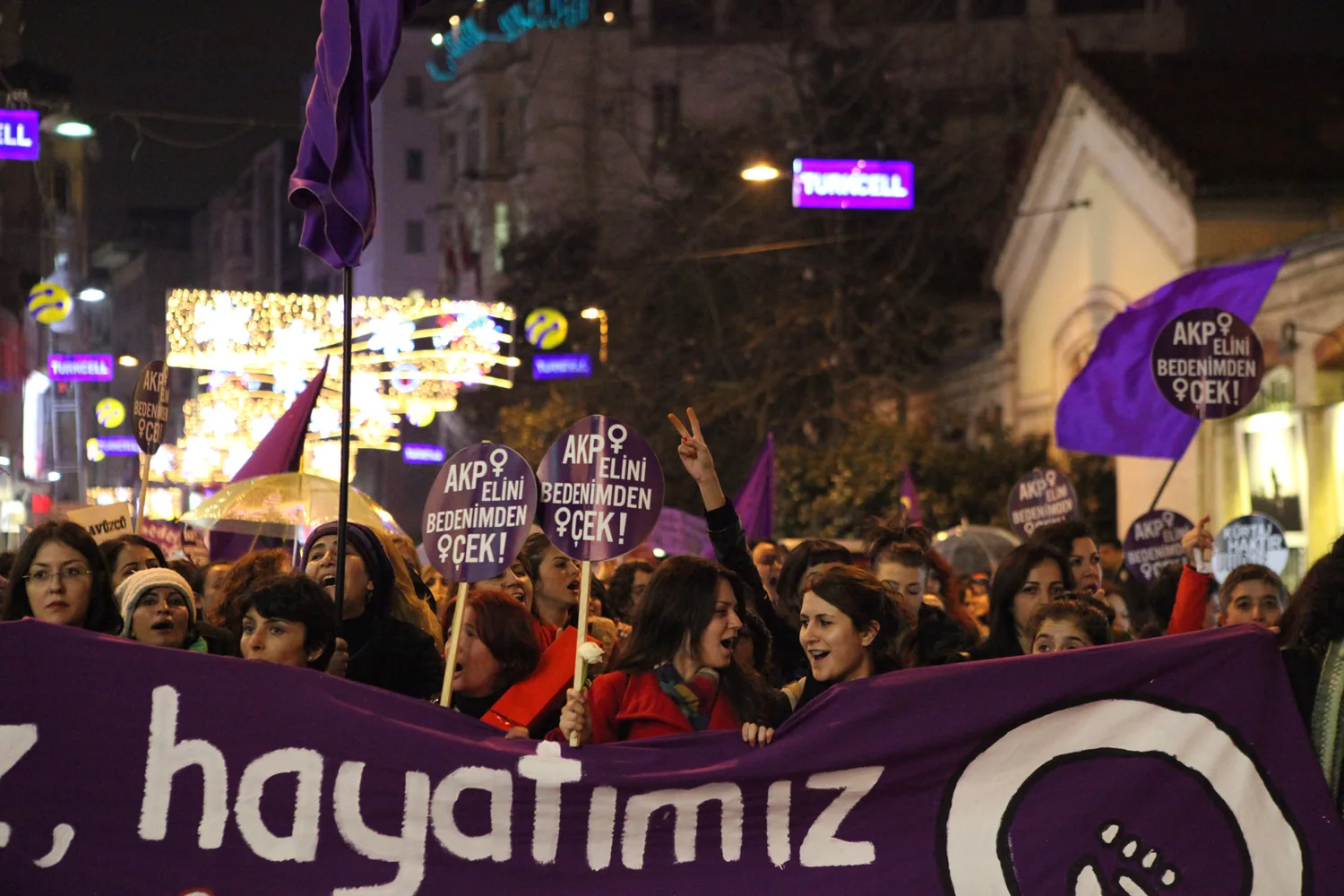 8 Mart Feminist Gece Yürüyüşü / 2013 / Foto: Balca Ergüder