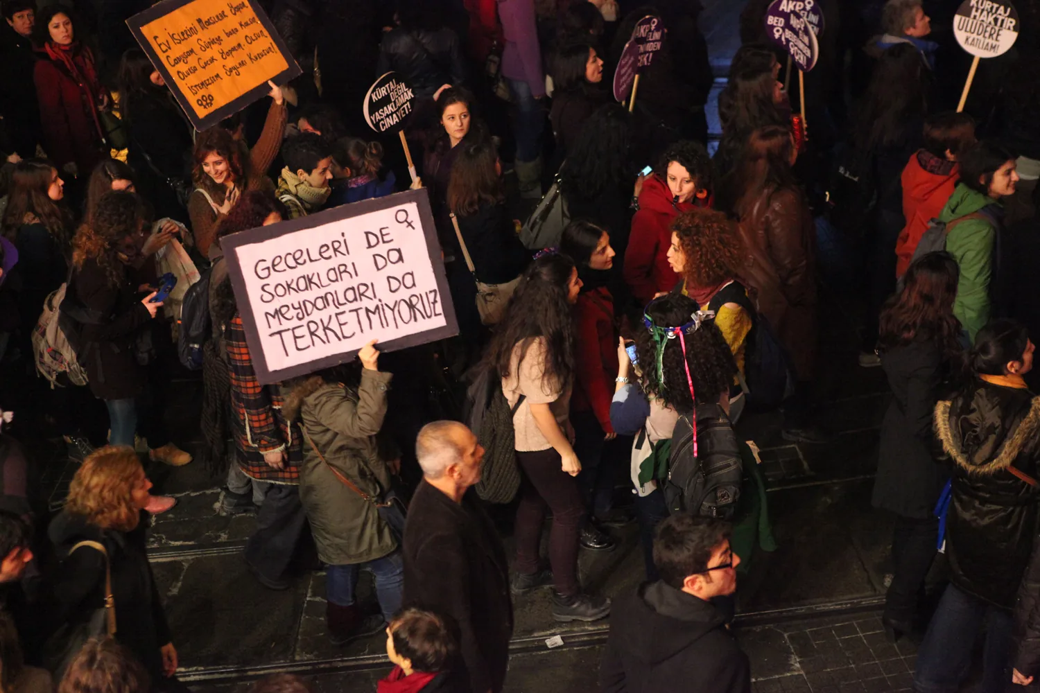 8 Mart Feminist Gece Yürüyüşü / 2013 / Foto: Balca Ergüder