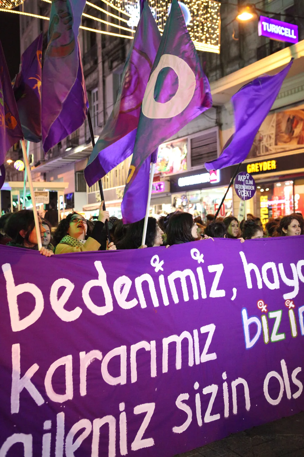 8 Mart Feminist Gece Yürüyüşü / 2013 / Foto: Balca Ergüder