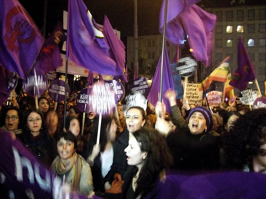 8 Mart Feminist Gece Yürüyüşü / 2013 / Foto: Sevilay Namlı