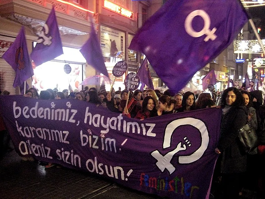 8 Mart Feminist Gece Yürüyüşü / 2013 / Foto: Sevilay Namlı
