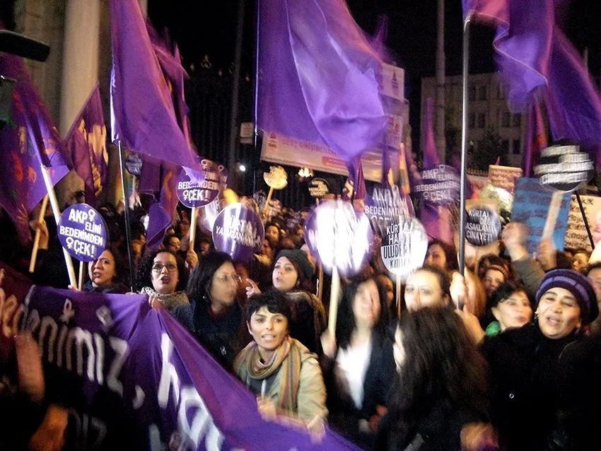 8 Mart Feminist Gece Yürüyüşü / 2013 / Foto: Sevilay Namlı