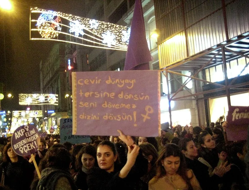 8 Mart Feminist Gece Yürüyüşü / 2013 / Foto: Sevilay Namlı