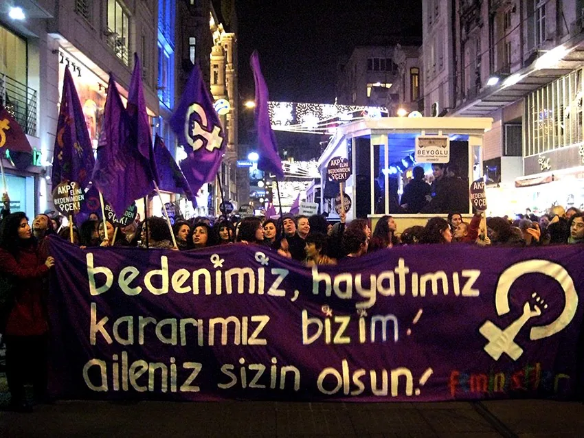 8 Mart Feminist Gece Yürüyüşü / 2013 / Foto: Sevilay Namlı