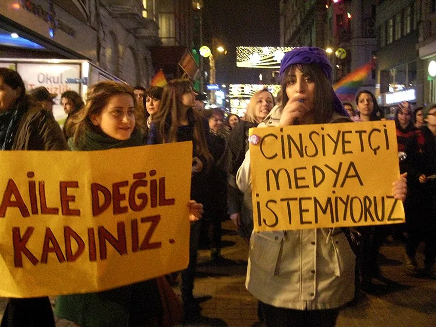 8 Mart Feminist Gece Yürüyüşü / 2013 / Foto: Sevilay Namlı