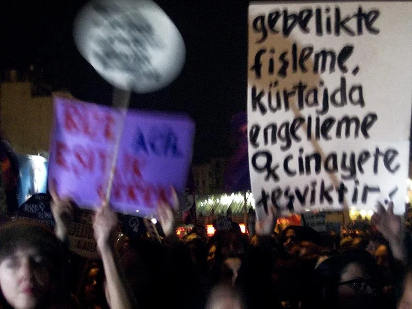 8 Mart Feminist Gece Yürüyüşü / 2013 / Foto: Sevilay Namlı