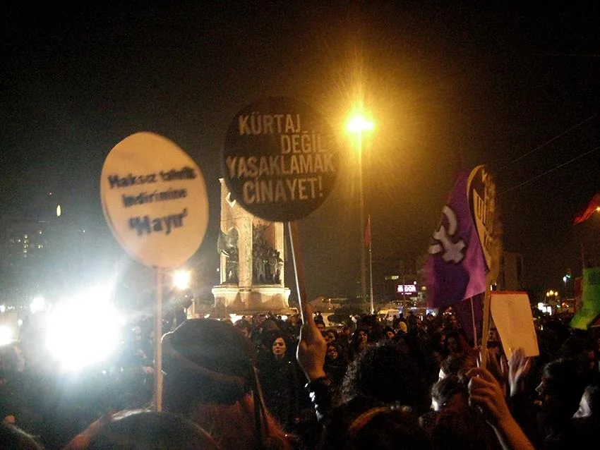 8 Mart Feminist Gece Yürüyüşü / 2013 / Foto: Sevilay Namlı