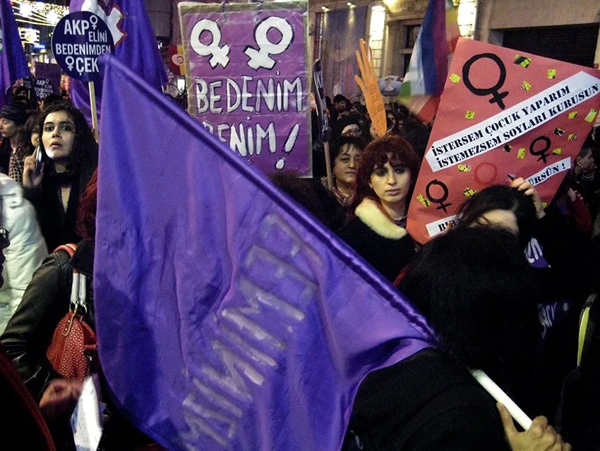 8 Mart Feminist Gece Yürüyüşü / 2013 / Foto: Sevilay Namlı