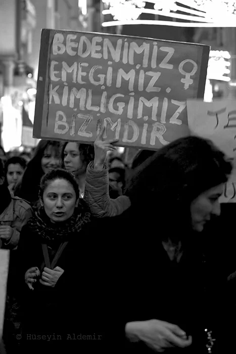 8 Mart Feminist Gece Yürüyüşü / 2013 / Foto: Hüseyin Aldemir