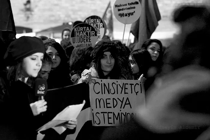 8 Mart Feminist Gece Yürüyüşü / 2013 / Foto: Hüseyin Aldemir