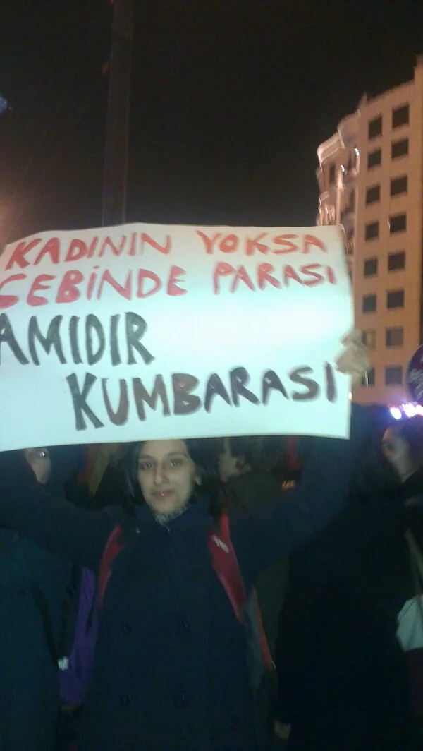 8 Mart Feminist Gece Yürüyüşü / 2013 / Foto: Bilinmiyor