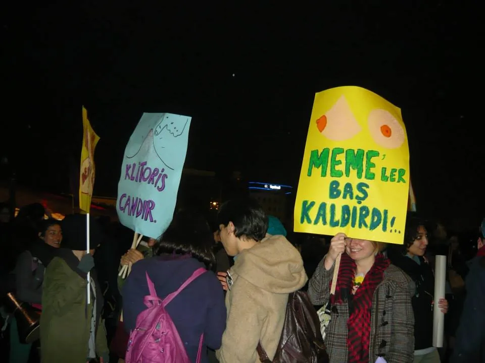 8 Mart Feminist Gece Yürüyüşü / 2013 / Foto: Bilinmiyor