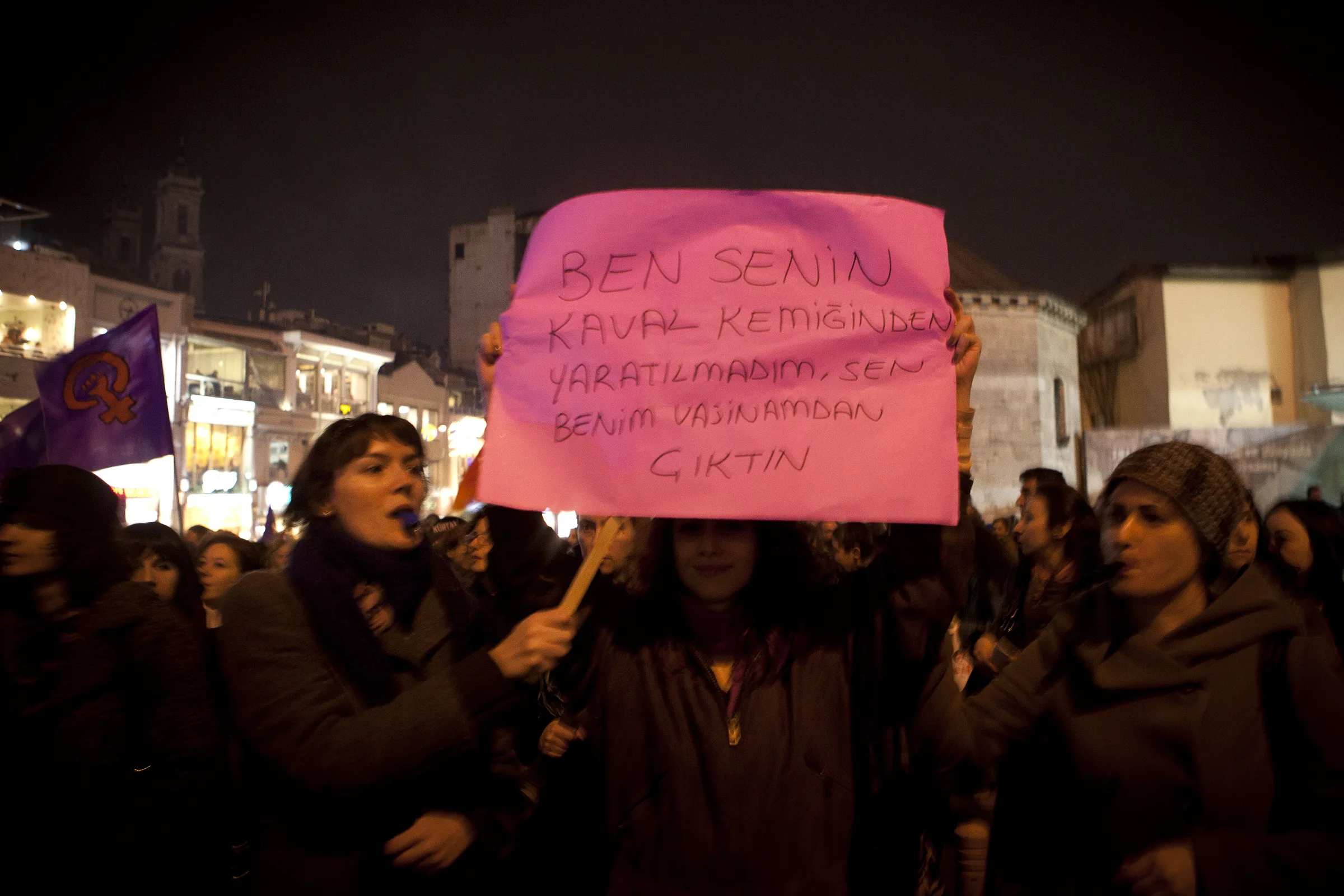 8 Mart Feminist Gece Yürüyüşü / 2013 / Foto: Bilinmiyor