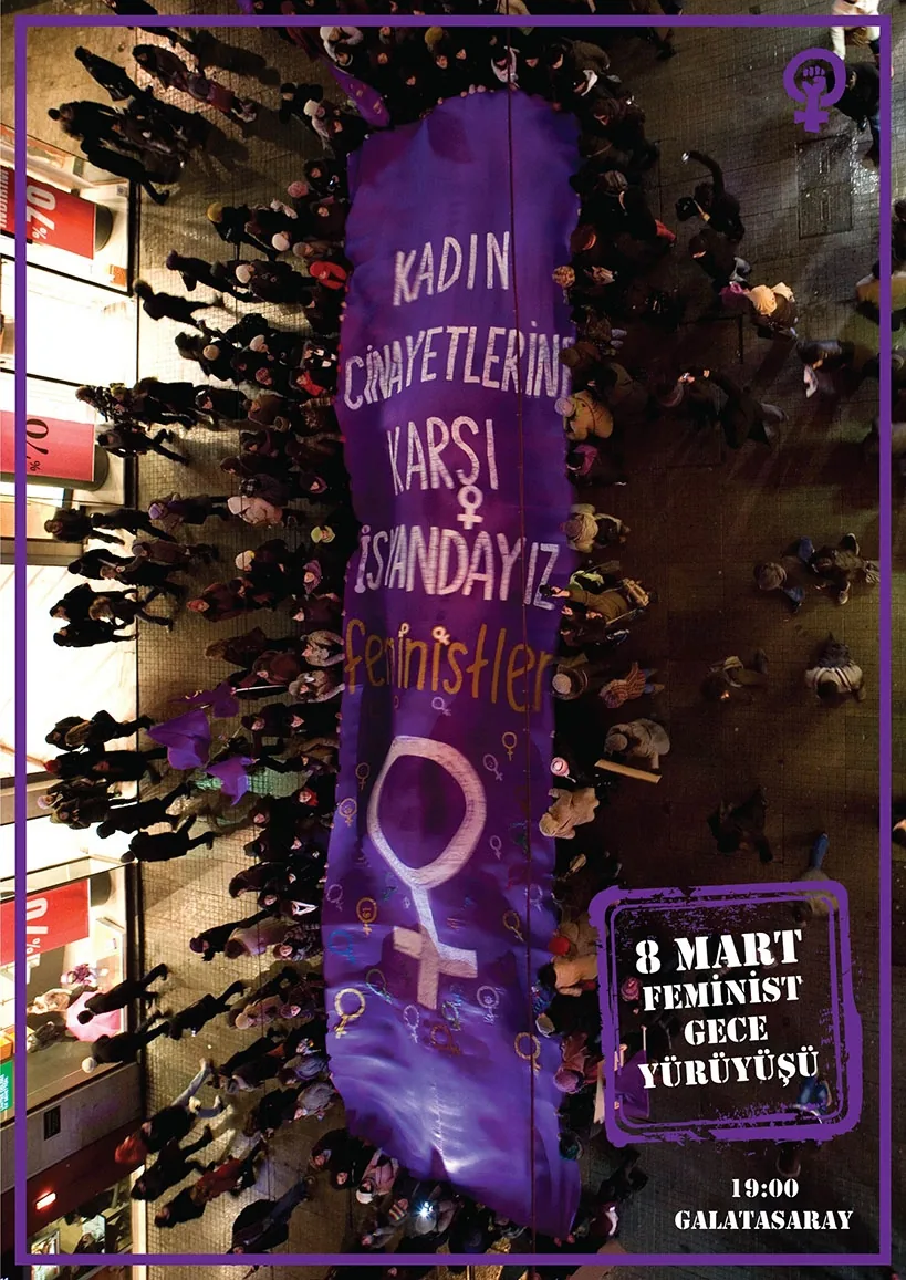 8 Mart Feminist Gece Yürüyüşü / 2014 / Afiş