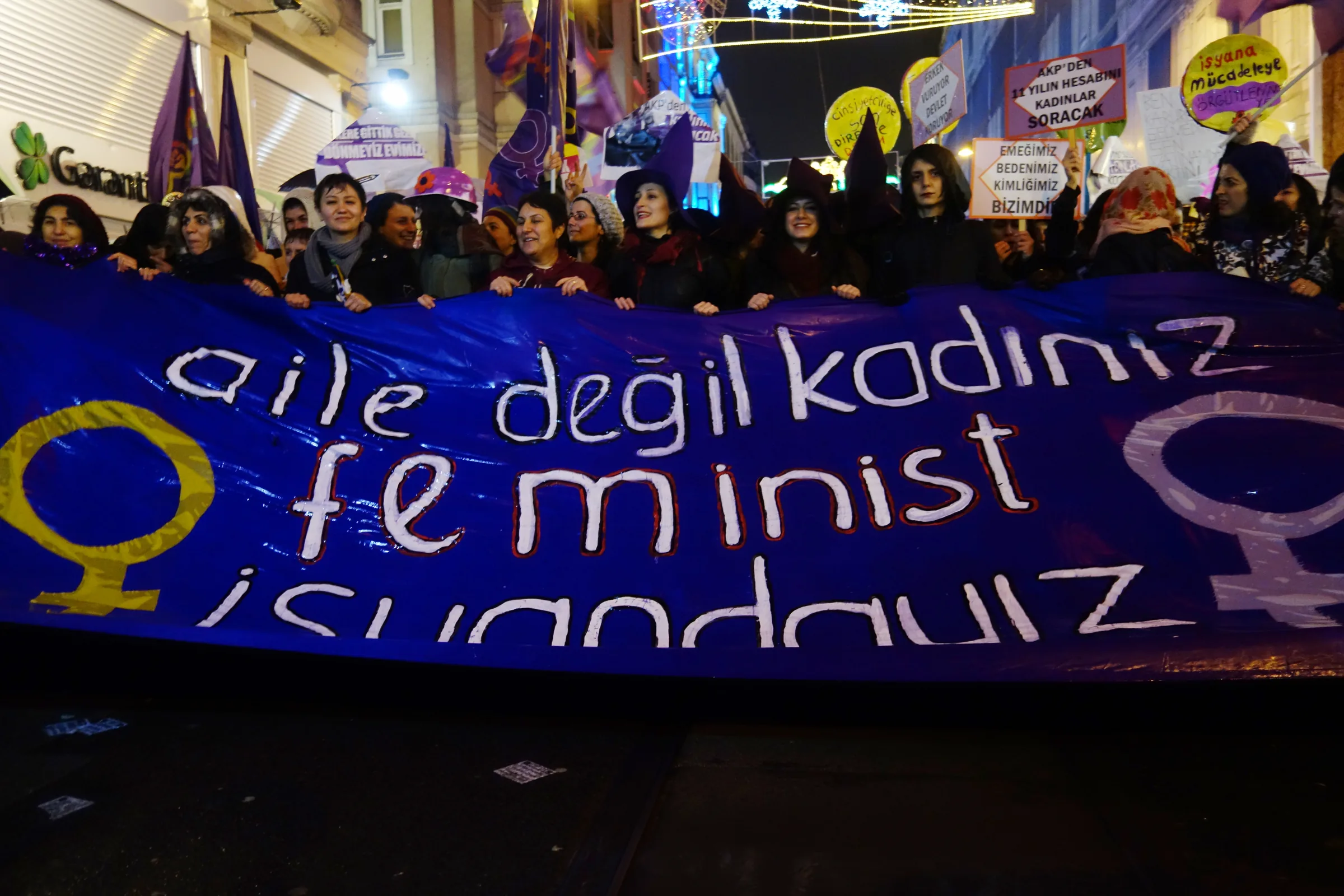 8 Mart Feminist Gece Yürüyüşü / 2014 / Foto: Balca Ergüder