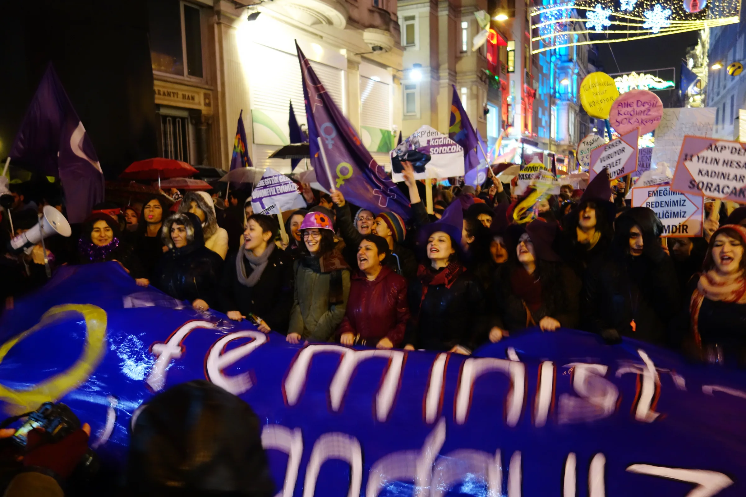 8 Mart Feminist Gece Yürüyüşü / 2014 / Foto: Balca Ergüder