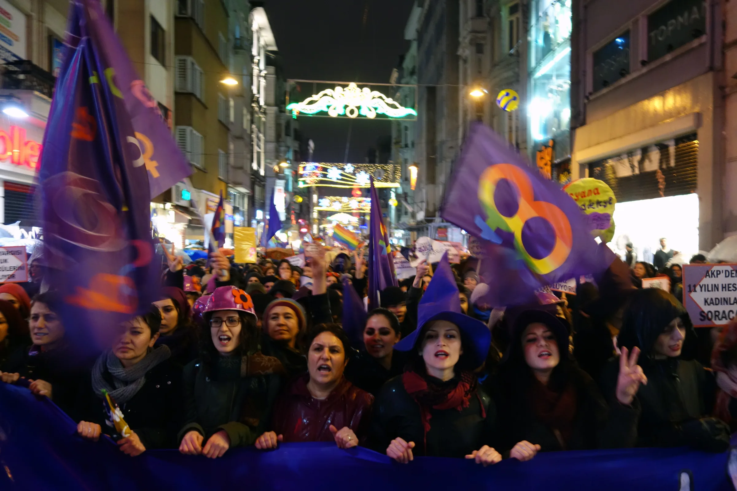 8 Mart Feminist Gece Yürüyüşü / 2014 / Foto: Balca Ergüder