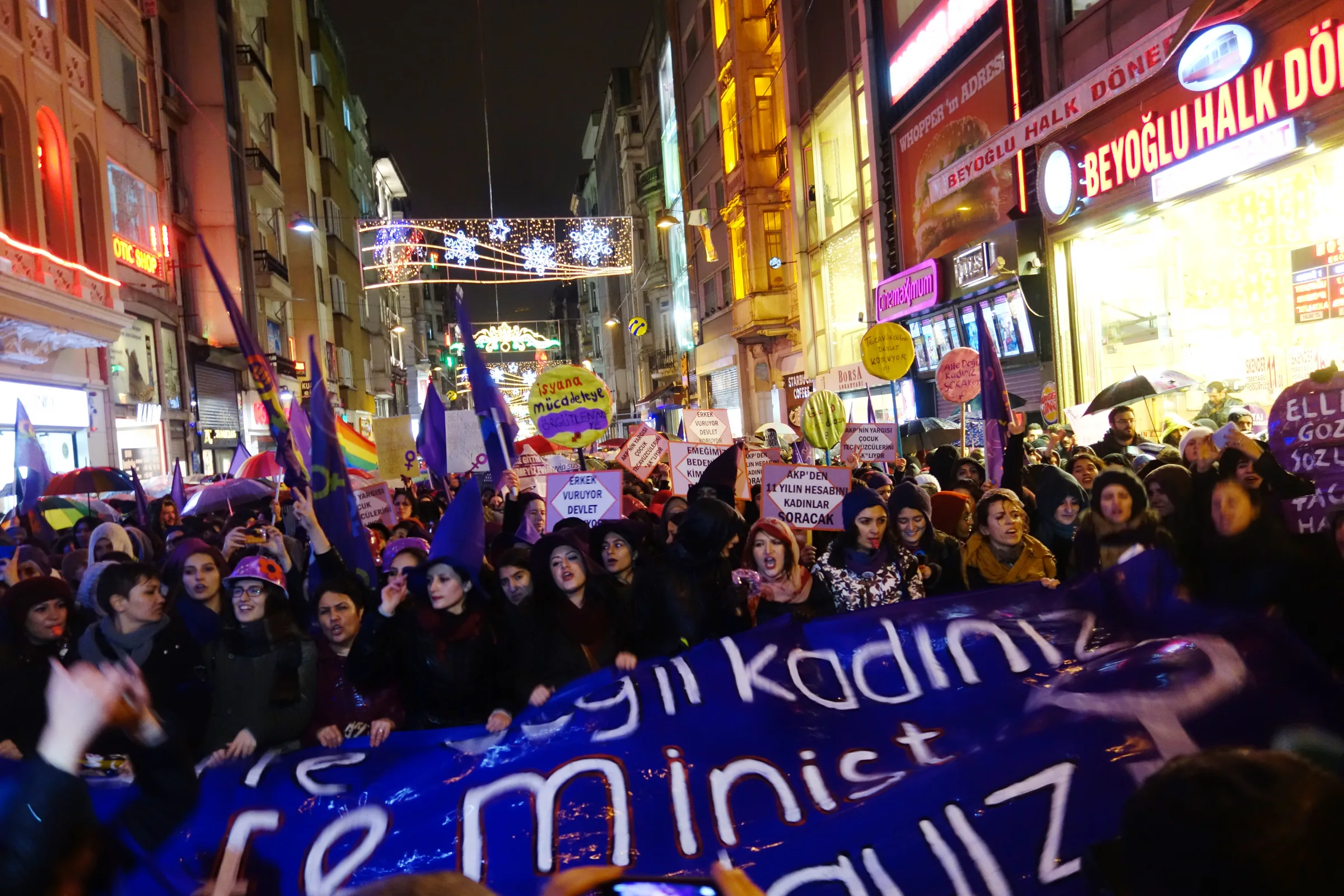 8 Mart Feminist Gece Yürüyüşü / 2014 / Foto: Balca Ergüder