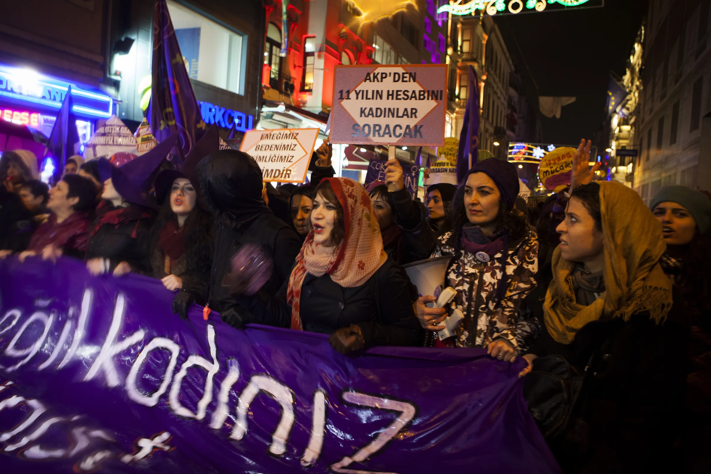 8 Mart Feminist Gece Yürüyüşü / 2014 / Foto: Serra Akcan