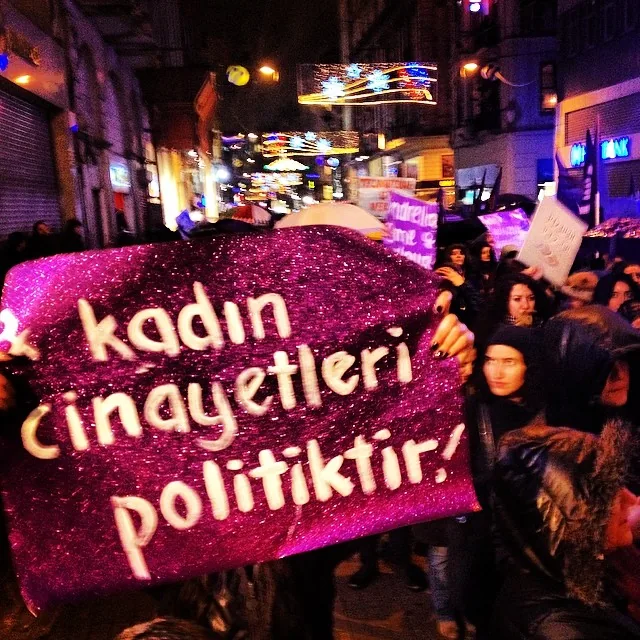 8 Mart Feminist Gece Yürüyüşü / 2014 / Foto: Mehtap Doğan