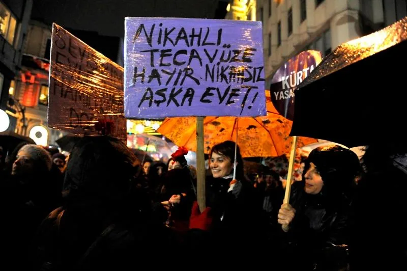 8 Mart Feminist Gece Yürüyüşü / 2014 / Foto: Sakine Yıldıran