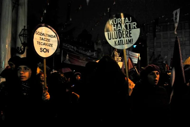 8 Mart Feminist Gece Yürüyüşü / 2014 / Foto: Sakine Yıldıran