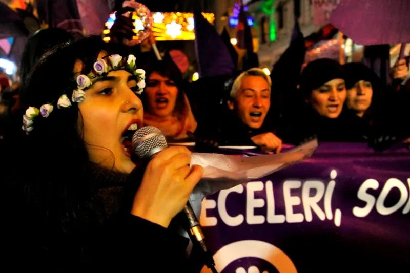8 Mart Feminist Gece Yürüyüşü / 2014 / Foto: Sakine Yıldıran