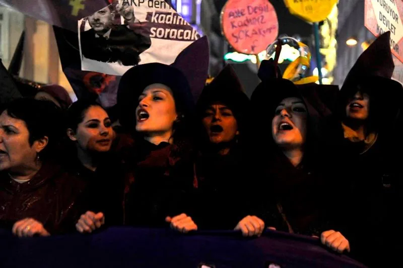 8 Mart Feminist Gece Yürüyüşü / 2014 / Foto: Sakine Yıldıran
