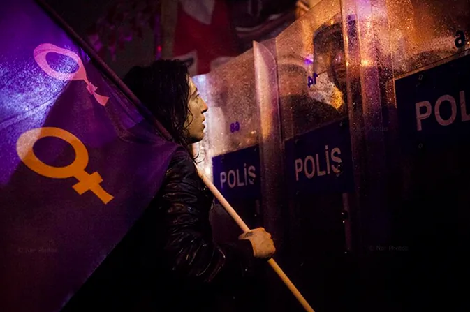 8 Mart Feminist Gece Yürüyüşü / 2014 / Foto: Erhan Arık