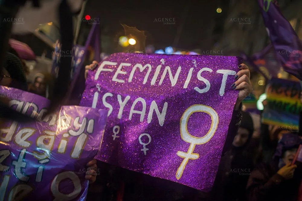 8 Mart Feminist Gece Yürüyüşü / 2014 / Foto: Agence Le Journal