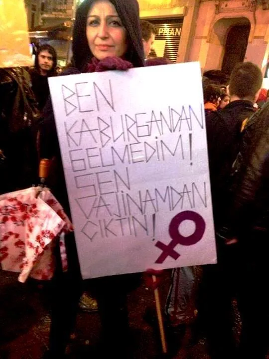 8 Mart Feminist Gece Yürüyüşü / 2014 / Foto: Bilinmiyor