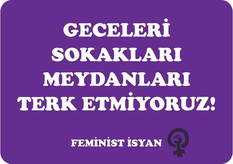8 Mart Feminist Gece Yürüyüşü / 2014 / Stickerlar