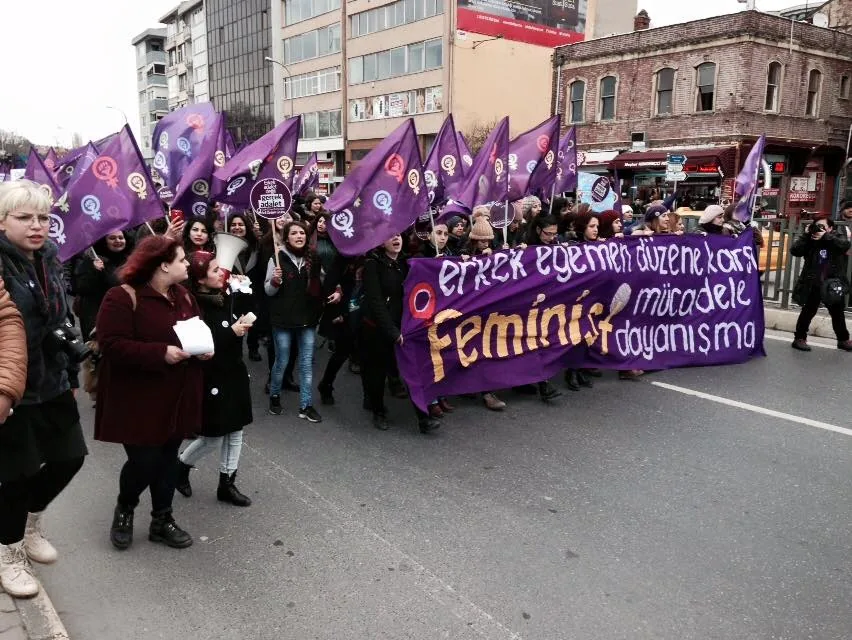 8 Mart Gündüz Mitingi, Kadıköy / 2015 / Foto: Bilinmiyor