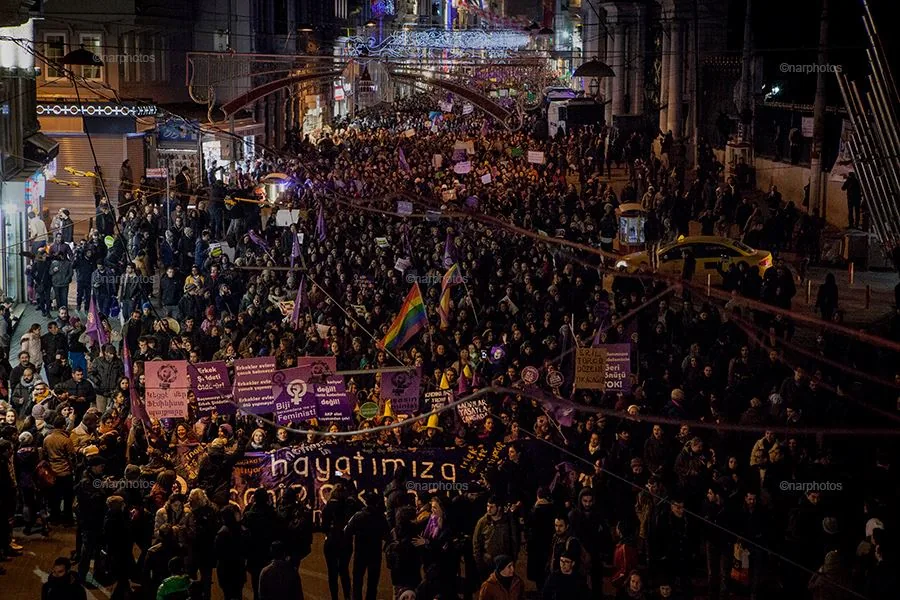 8 Mart Feminist Gece Yürüyüşü / 2015 / Foto: Bahar Gökten