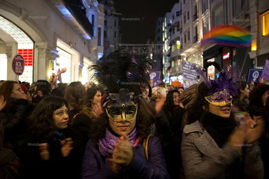 8 Mart Feminist Gece Yürüyüşü / 2015 / Foto: Gülşin Ketenci