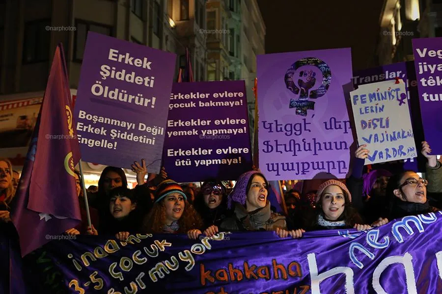 8 Mart Feminist Gece Yürüyüşü / 2015 / Foto: Sedef Özge