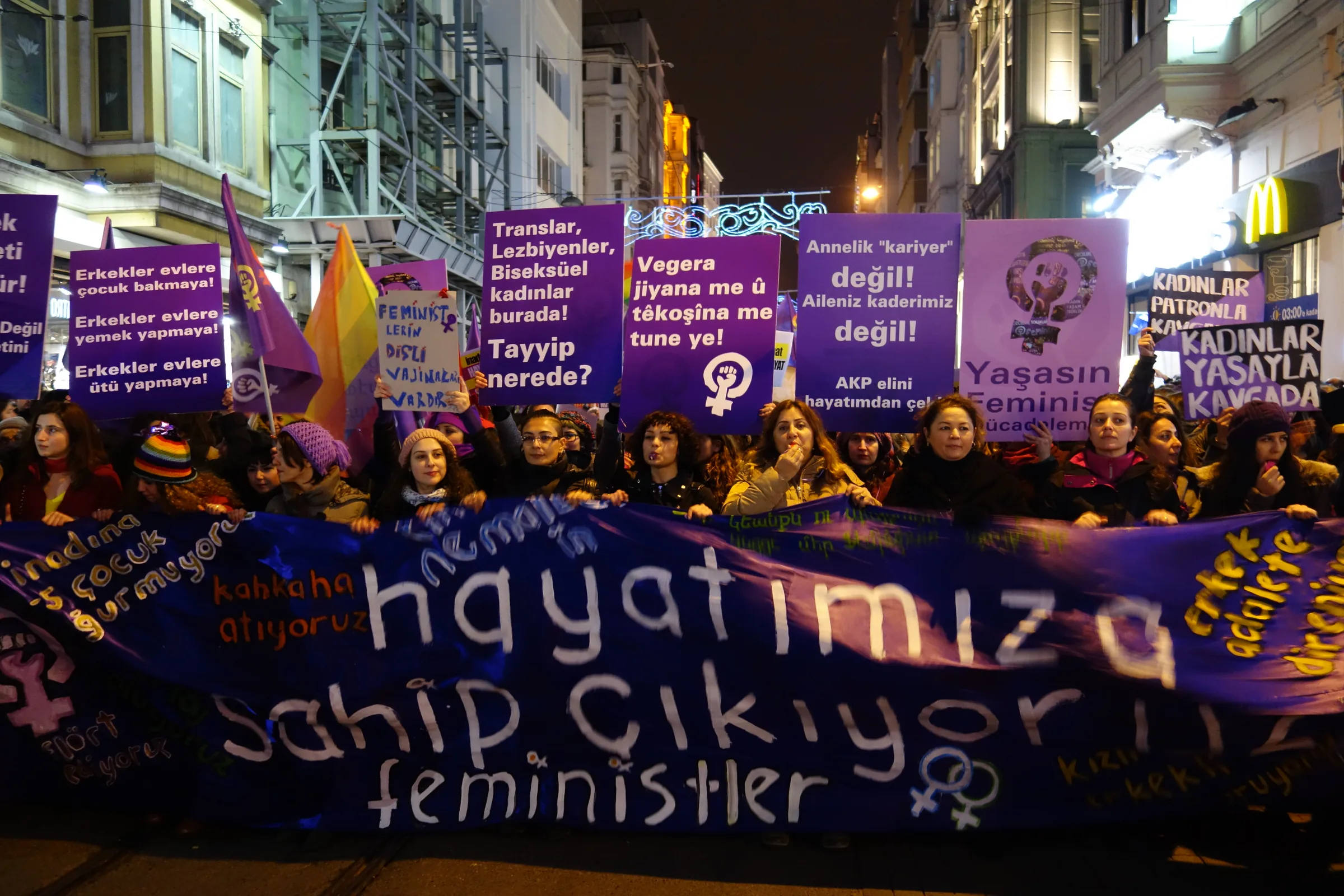 8 Mart Feminist Gece Yürüyüşü / 2015 / Foto: Balca Ergüder