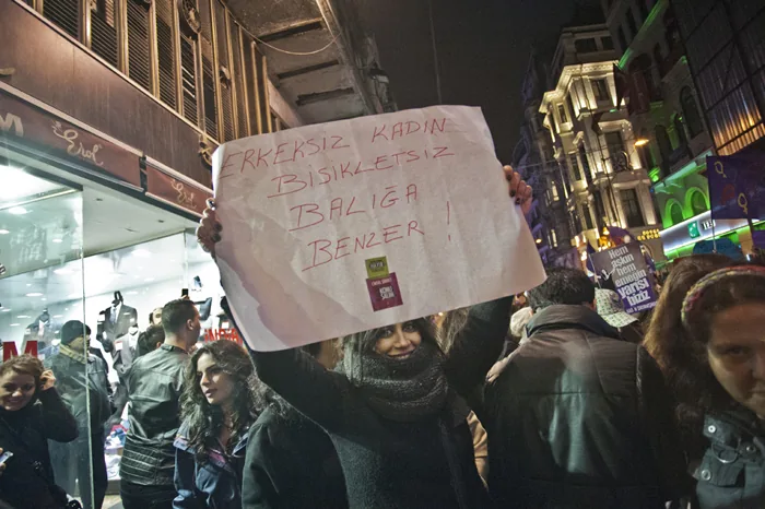 8 Mart Feminist Gece Yürüyüşü / 2015 / Foto: Berge Arabian