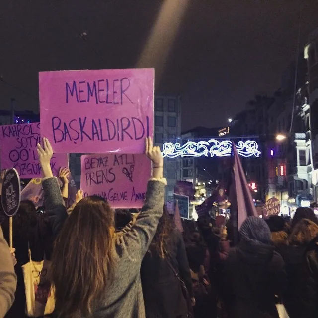8 Mart Feminist Gece Yürüyüşü / 2015 / Foto: Elif Ekinci