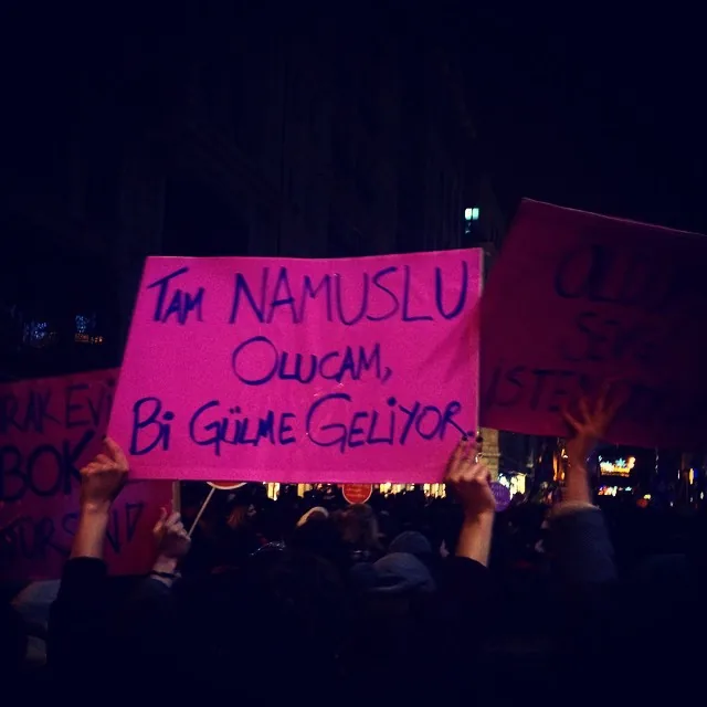 8 Mart Feminist Gece Yürüyüşü / 2015 / Foto: Mehtap Erdoğan