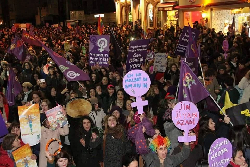 8 Mart Feminist Gece Yürüyüşü / 2015 / Foto: Bilinmiyor