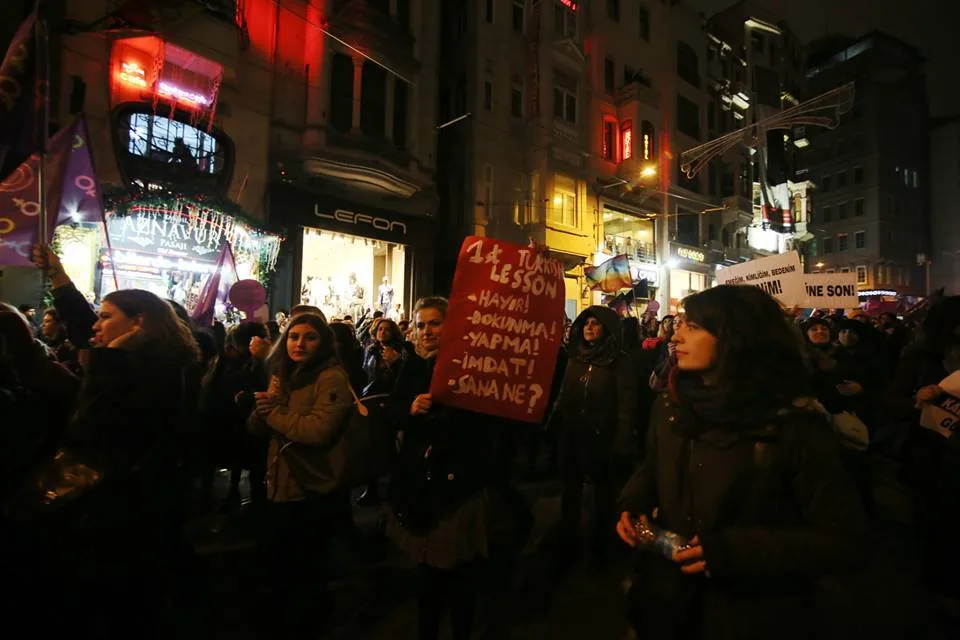 8 Mart Feminist Gece Yürüyüşü / 2015 / Foto: Bilinmiyor
