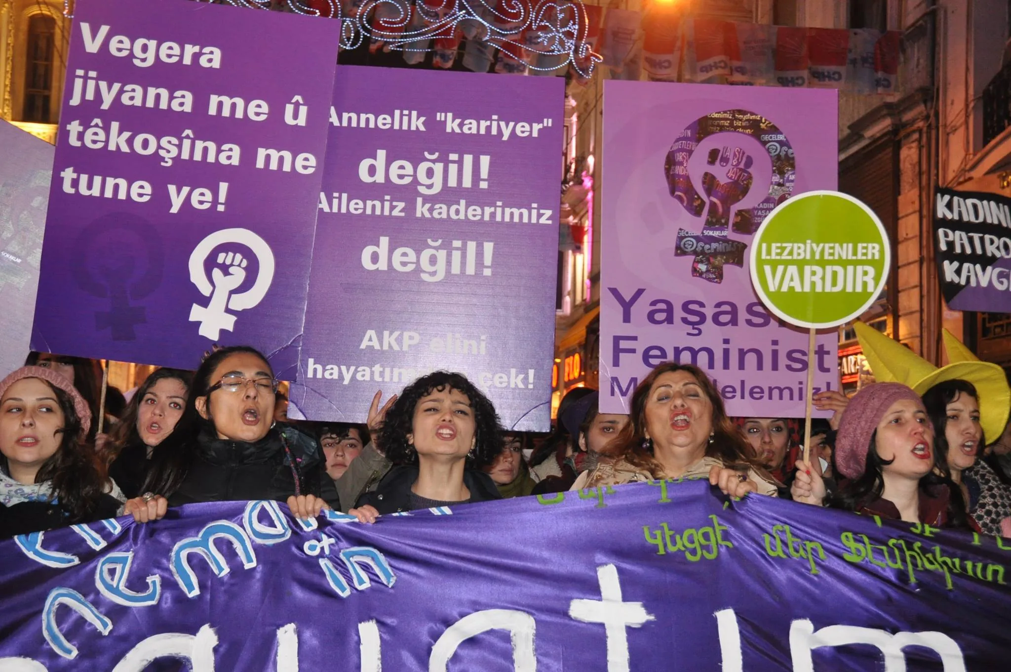 8 Mart Feminist Gece Yürüyüşü / 2015 / Foto: Bilinmiyor