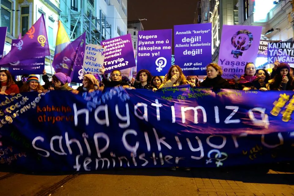 8 Mart Feminist Gece Yürüyüşü / 2015 / Foto: Bilinmiyor
