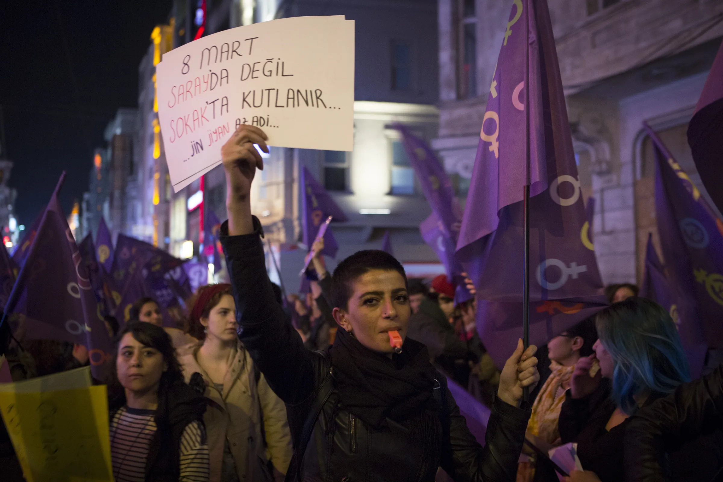 8 Mart Feminist Gece Yürüyüşü / 2016 / Foto: Serra Akcan