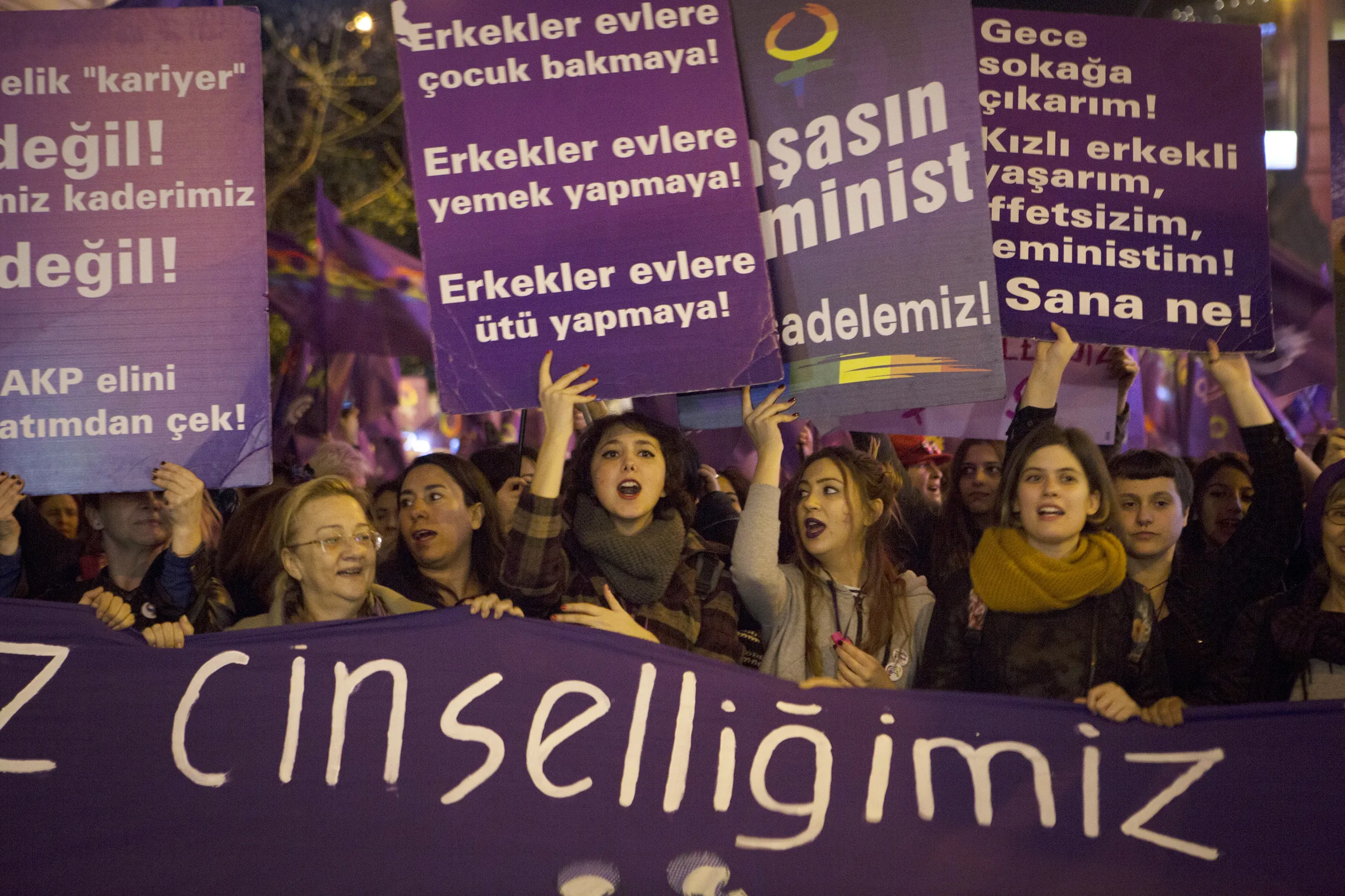 8 Mart Feminist Gece Yürüyüşü / 2016 / Foto: Serra Akcan